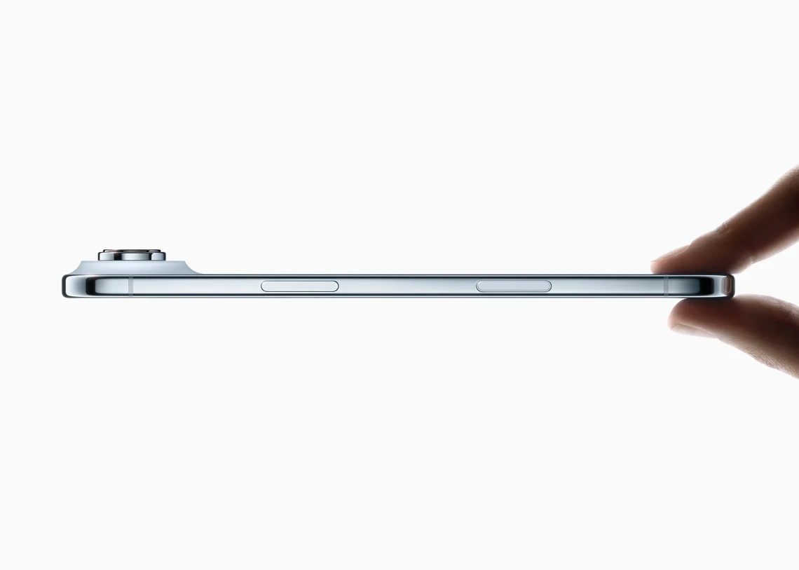 Sieht so die Zukunft von Smartphones aus? Das iPhone Air verbindet ein maximal dünnes Design mit ungeheurer Robustheit.