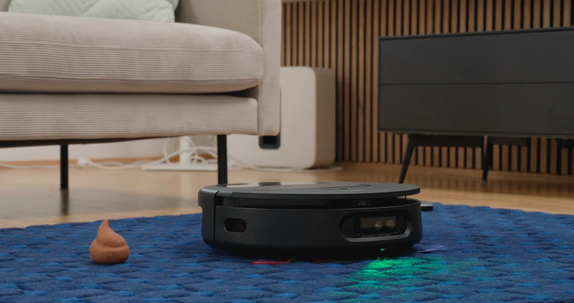 Der Dyson navigiert um viele Hindernisse herum, aber nicht immer fehlerfrei. 