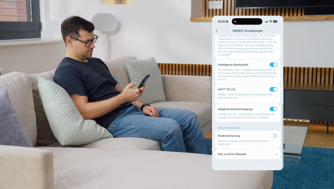 Mit der App hast du immer alles im Blick