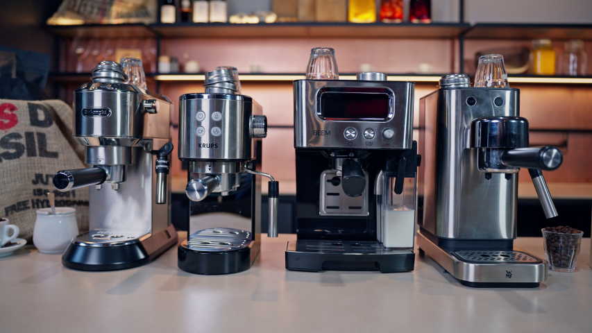 Günstige Espressomaschinen (bis 300 Euro) im Vergleich - Die 4 Testgeräte auf einen Blick
