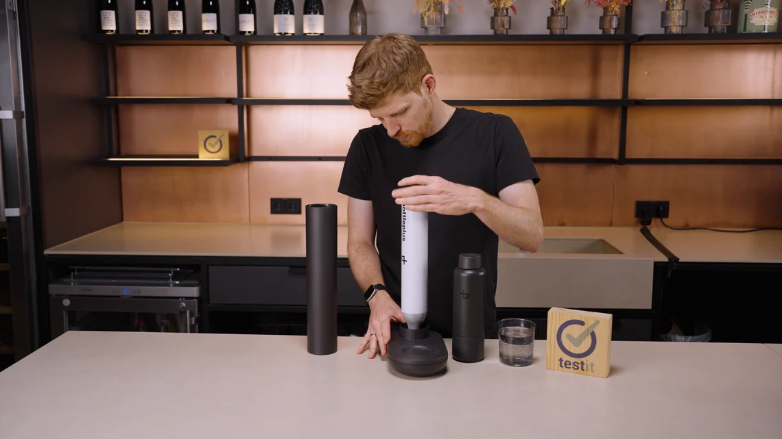 Wir bleiben absofort dann doch lieber beim Original-Zylinder von bottleplus.