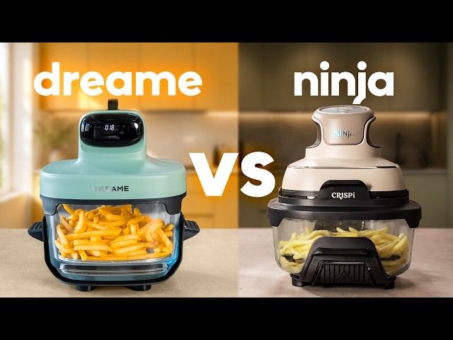 Duell der Glas-Heißluftfritteusen: Dreame Tasti vs. Ninja CRISPi!