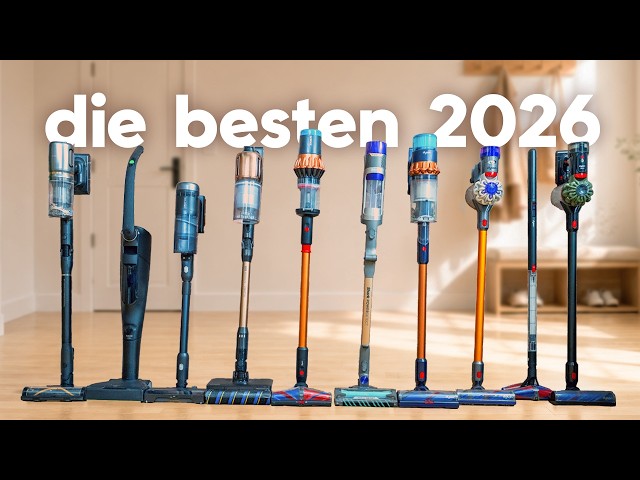 Top 10 der besten Akku-Staubsauger 2026!
