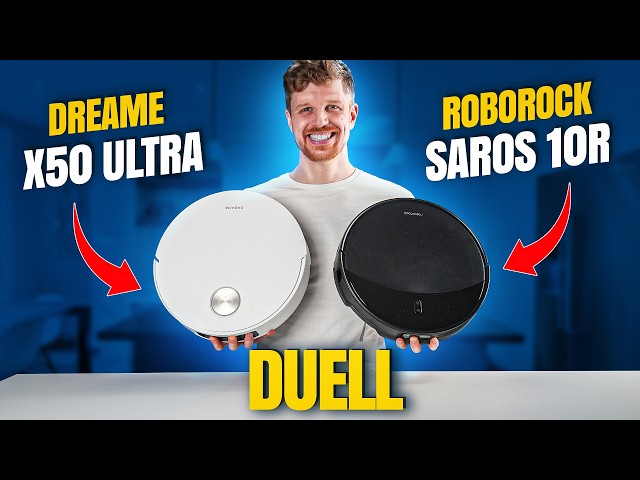 Dreame X50 Ultra vs. Roborock Saros 10R  - Mega Duell der weltbesten Saugroboter!